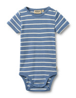 Edvald Kortærmet Body - Blue Stripe