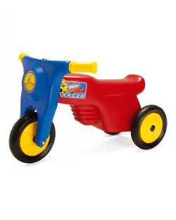 Dantoy Løbehjul med gummihjul, rød (3321)