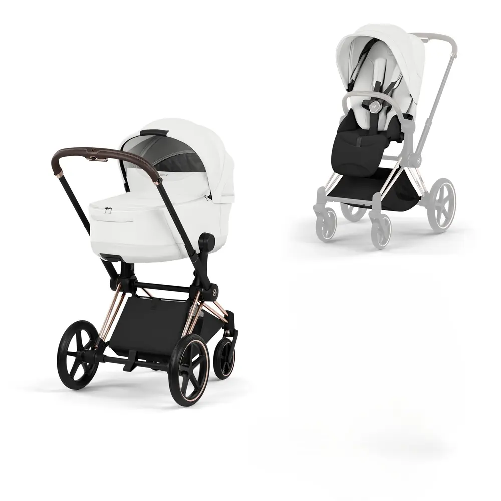 Cybex Priam Kombivogn Style Off White/Rosegold