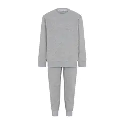 Minymo Sweatsæt - Gråmeleret