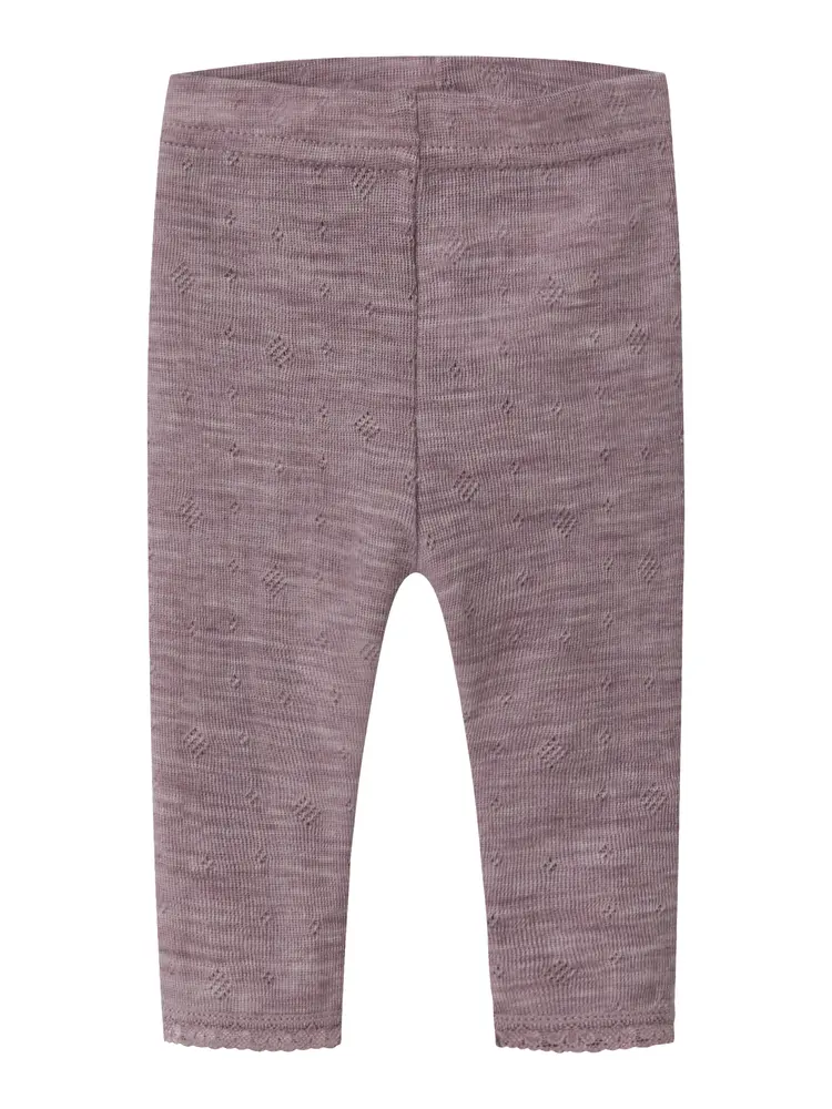 Name It Wang Uld Leggings - Toadstool - 56 billede