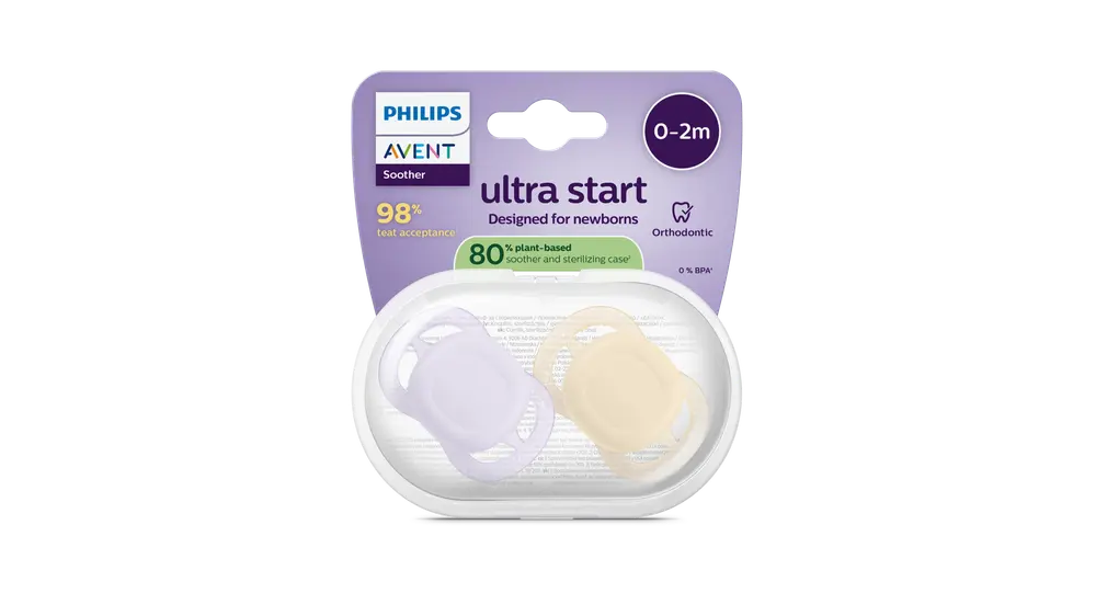 product-Sut, Ultra start, 0-2 m, lyserød/lysegul