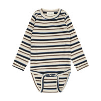 Minymo Langærmet Rib Body - Dark Sapphire