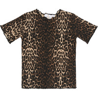 Ellie SS Rib T-shirt - OXFORD TAN