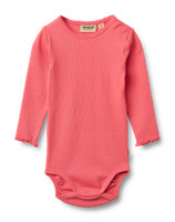 Wheat Regitze Langærmet Rib Body - Watermelon