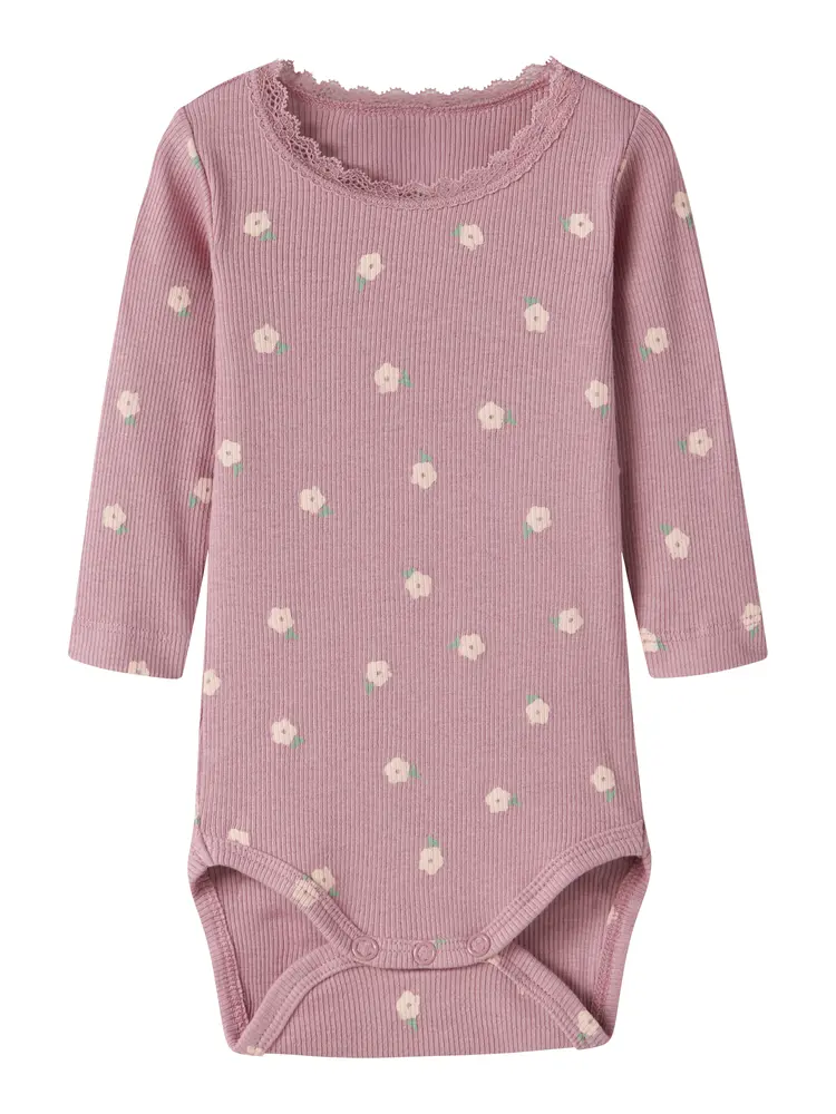 Name It Laurel Langærmet Body - Lilas - 50