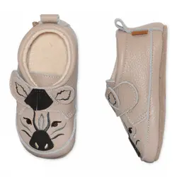 Zebra Læder Hjemmesko - Oxford Tan - 24/25