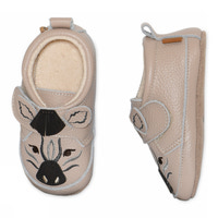 Zebra Læder Hjemmesko - Oxford Tan