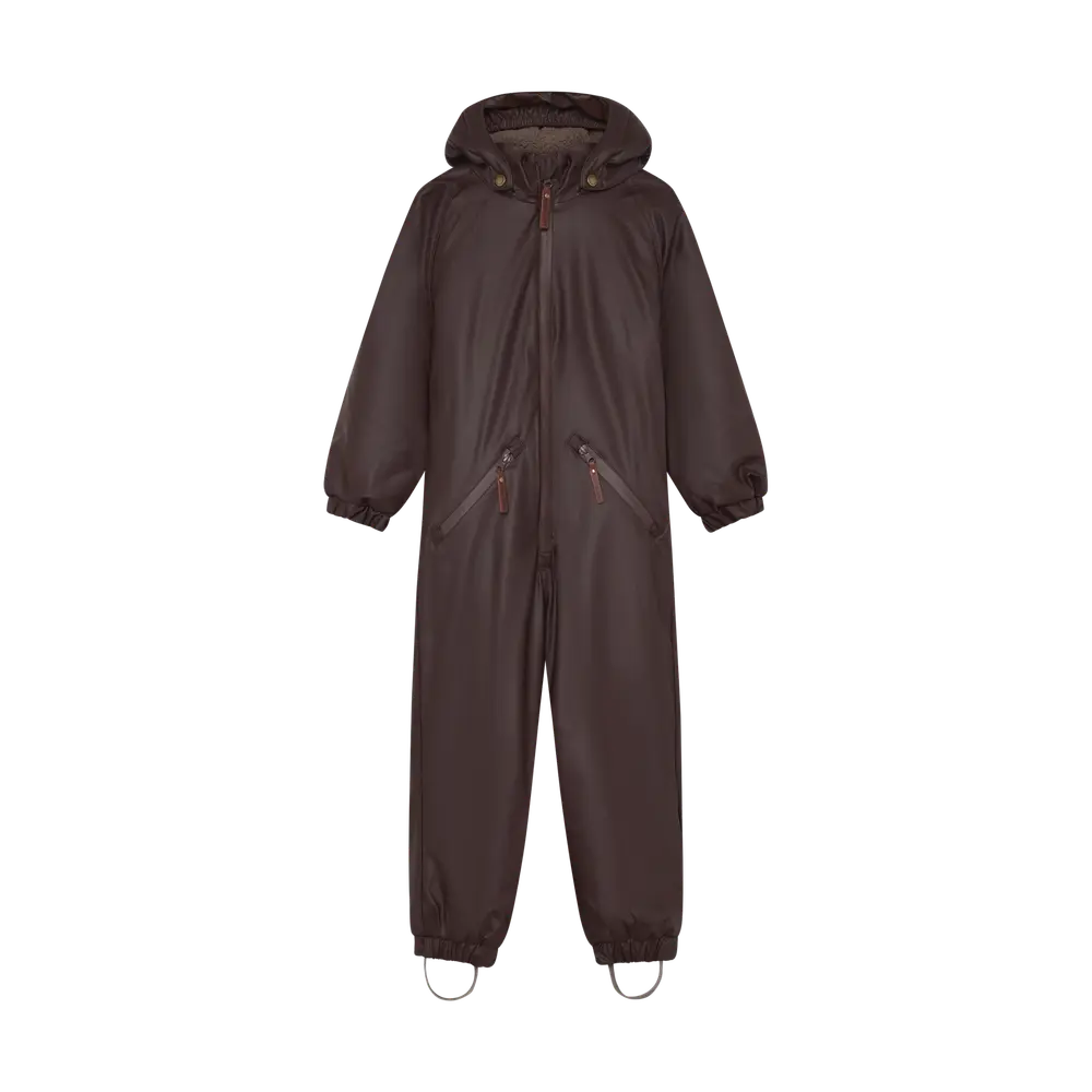 En Fant Flyverdragt PU - Coffee Bean - 80