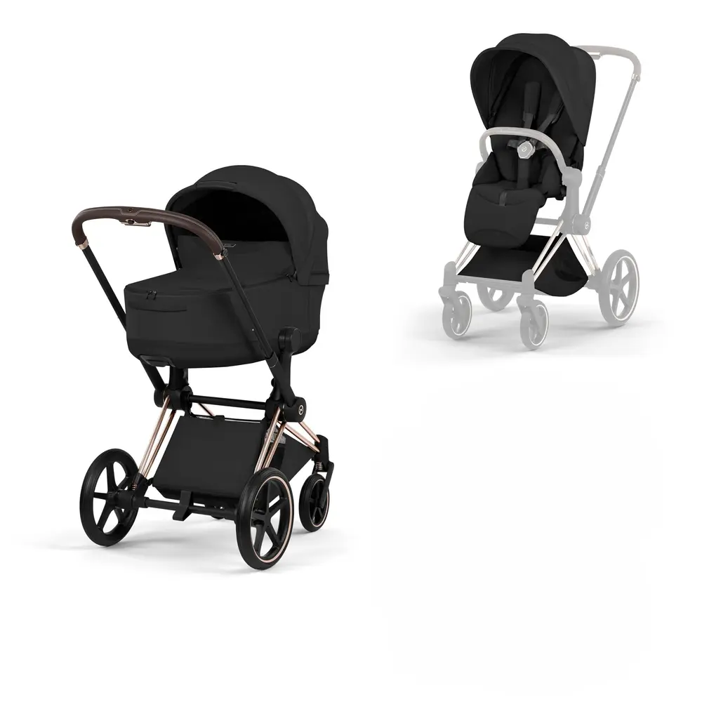 Cybex Priam Kombivogn Style Sepia Black/Rosegold
