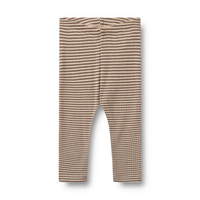 Wheat Agi Uldleggings - Wood Stripe