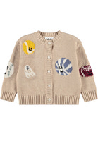 Molo Breeze Cardigan - Fuzz Ball sandy