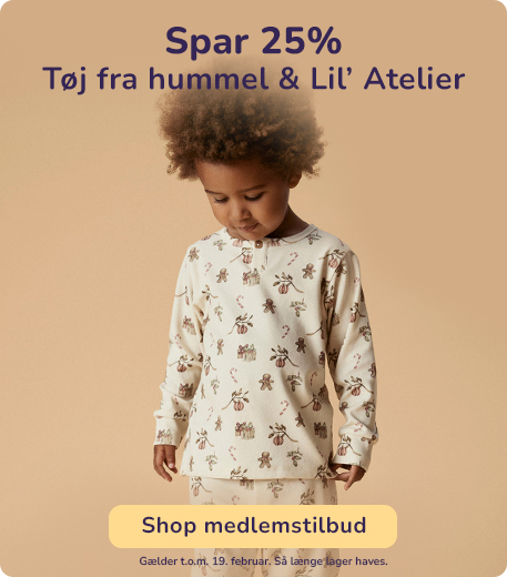Medlemstilbud hos BabySam: Spar 25% på Lil' Atelier og hummel tøj