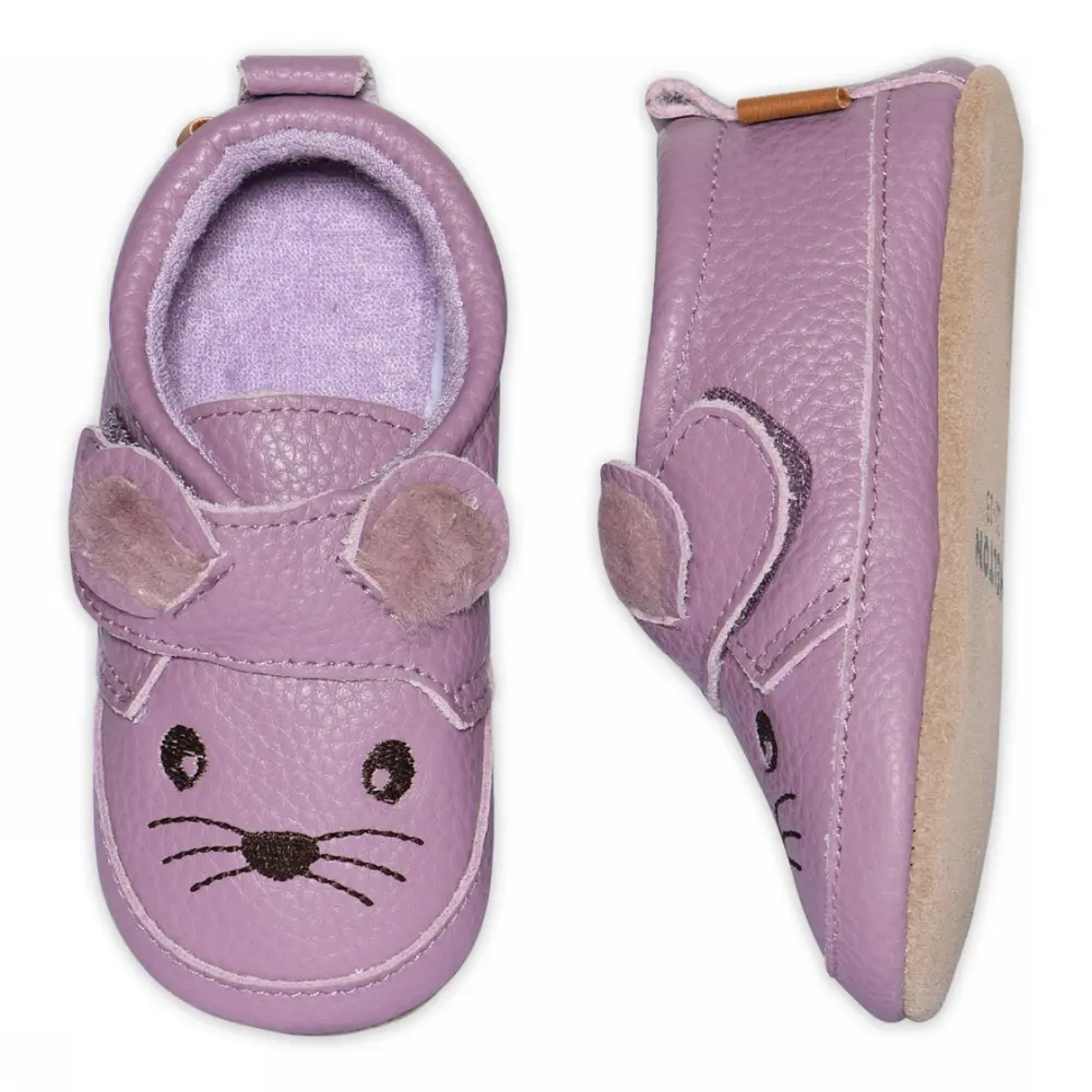 Melton Skindfutter - Noos - Mouse - Heather Mauve