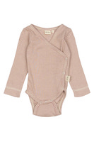 Dian Body Langærmet - Nostalgic Rose/Dark Off White