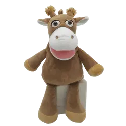 Hånddukke giraf Aina, 25 cm.