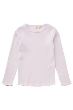 Sommer pointelle t-shirt - LAVENDER - 80