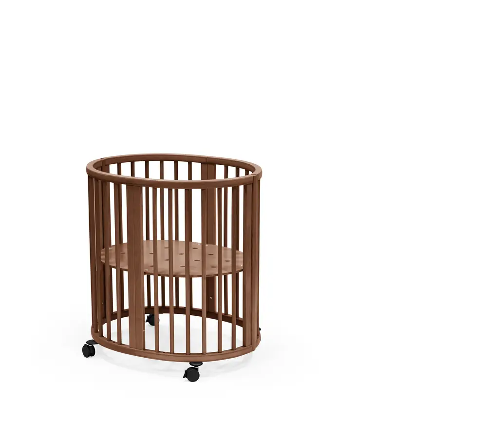 Sleepi mini inkl. madras, lagen og sengerand - Warm brown