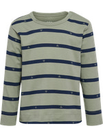 Hummel Stripy Bee Langærmet T-Shirt - Shadow