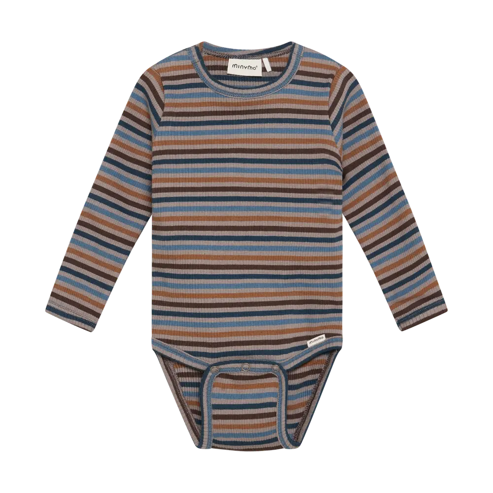 Minymo Langærmet Rib Body - Fungi - 50