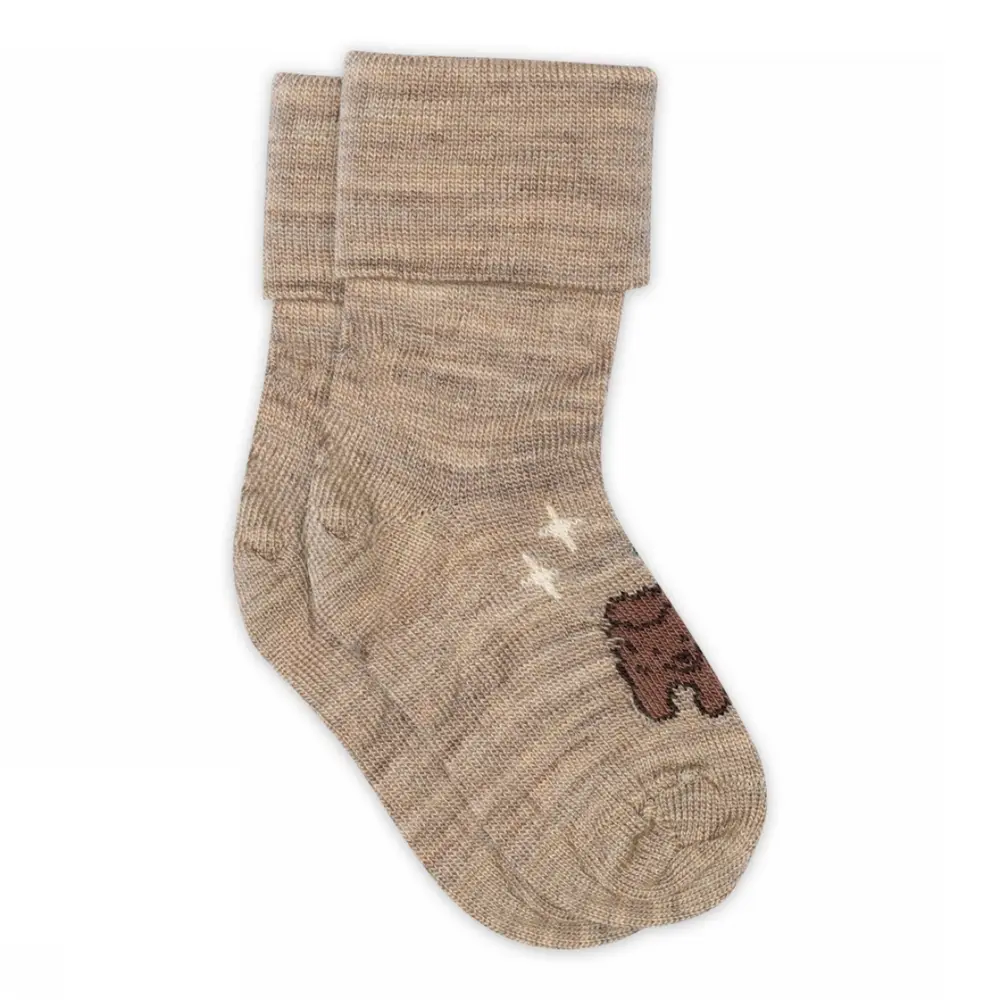 MP Denmark Marvin Strømpe - Light Brown Melange - 15/16