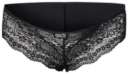 Brasilianske blonde trusser - Black - XL