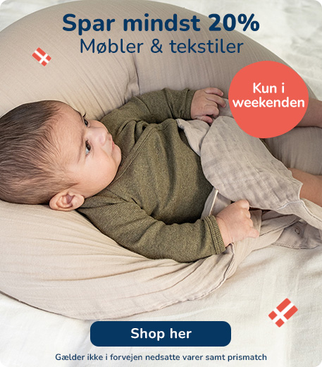 Spar mindst 20% på møbler & tekstiler