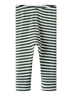 Name It Leggings - NbmKian - Cloud Dancer/Deep Forrest