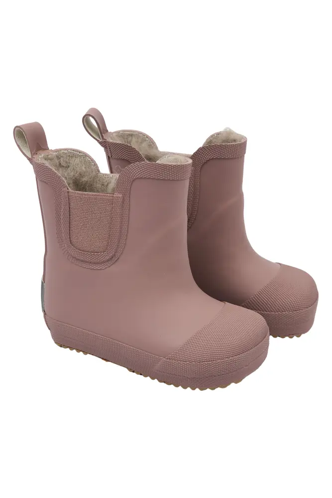 Mikk-Line Barefoot Vintergummistøvler Korte - Twilight Mauve - 25