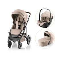 Britax Römer Smile 5Z Style Kombivogn inkl. Baby-Safe Pro Style Autostol - Teak