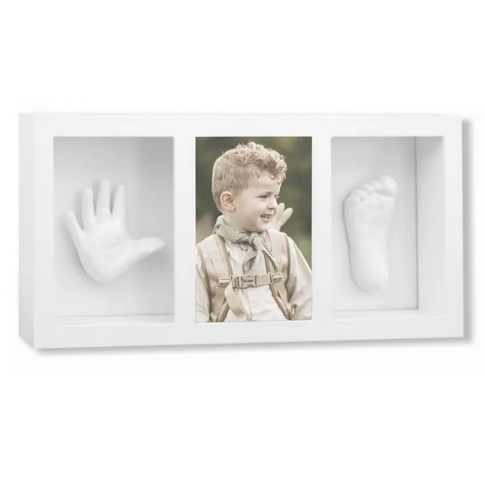 Vanilla Copenhagen Hånd- Og Fodaftryk 3D - Billedramme - Toddler Hvid