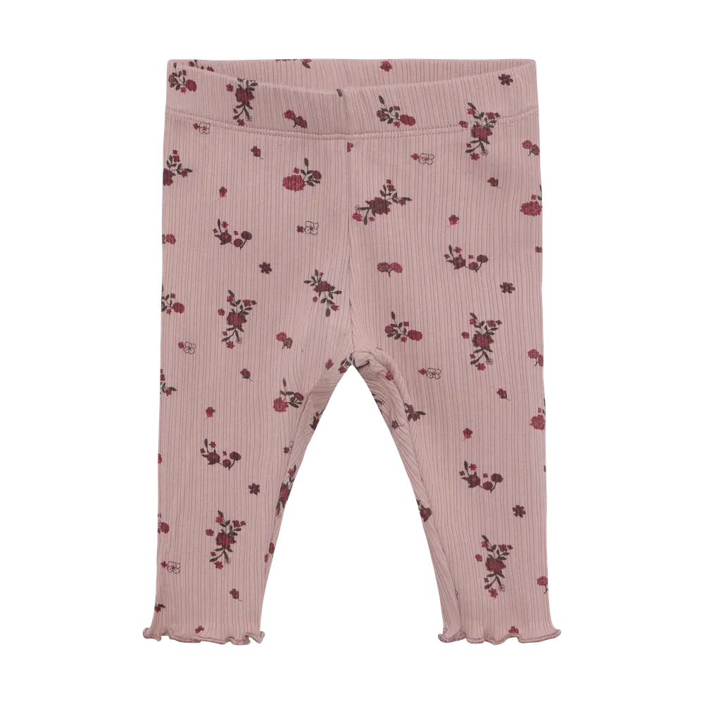 Minymo Rib Leggings - Fawn - 92