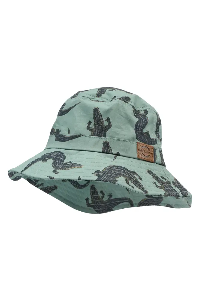 Bøllehat m. Print - Croco AOP - 6-12 MDR.