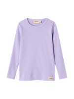 Plain Bluse - Soft lavender
