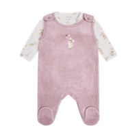Fixoni Sæt m. Body og Velour Romper - Keepsake Lilac