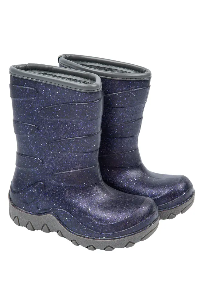 Mikk-Line Termostøvle Glitter - Plum Perfect - 31