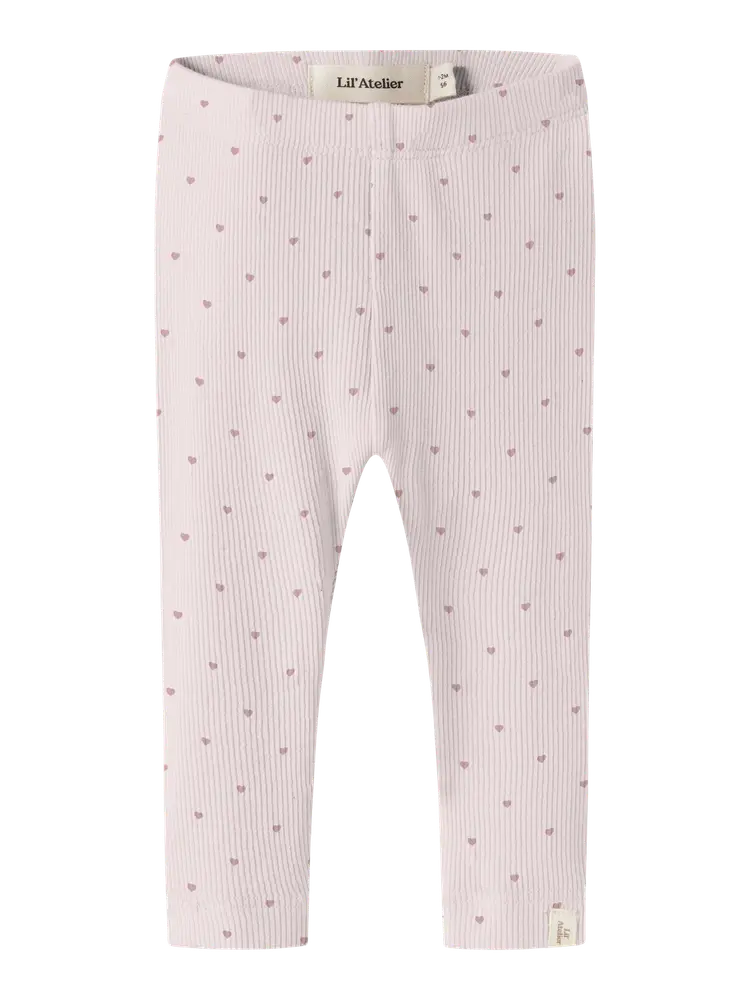 Lil' Atelier Gayo Sig Slim Leggings - Turtledove - 80