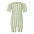 Badeheldragt - Striped - Fern