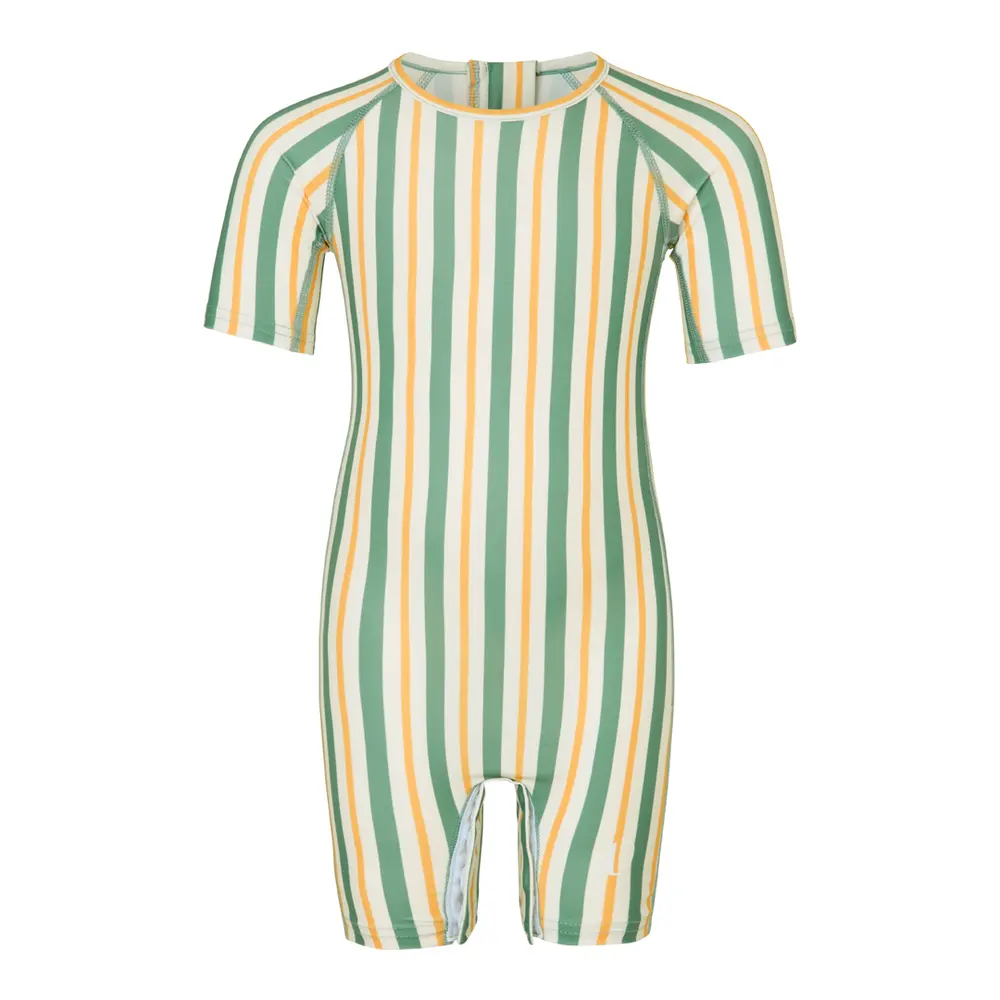 Badeheldragt - Striped - Fern - 18-24 MDR.