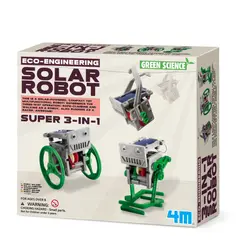 4m - Eco-engineering 3-in-1 Mini Solar Robot - (4m-3377)