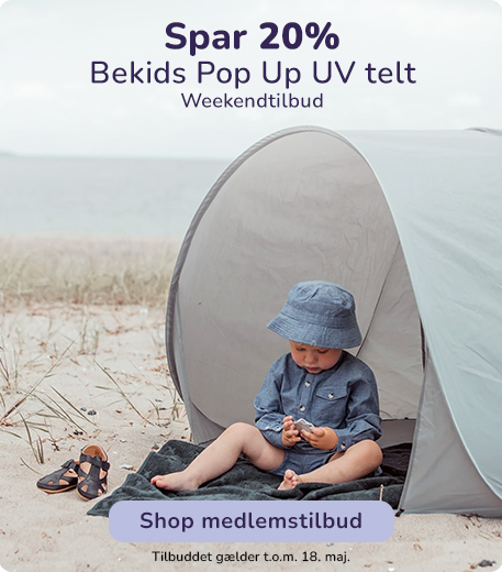 Spar 25% på Bekids Pop Up telt