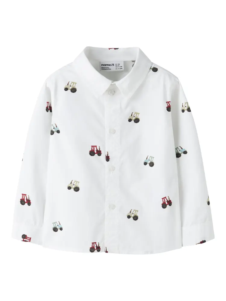 Name It Ractor Skjorte - Bright White - 86