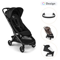Bugaboo Butterfly 2 Klapvogn Med Bøjle, Myggenet Og Regnslag - Black/Heritage Black