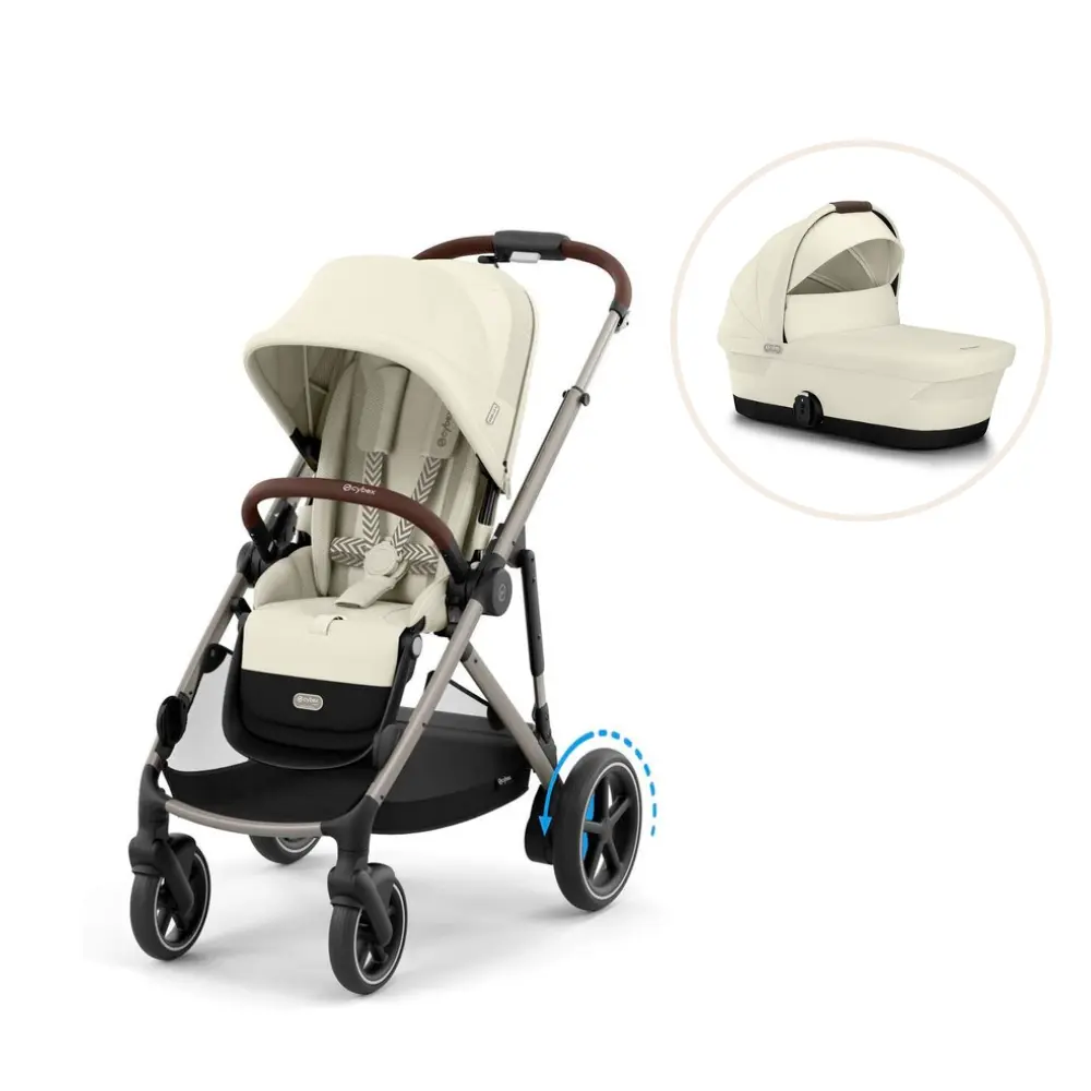 product-E-Gazelle S inkl. liggedel - Seashell beige