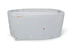 Sengerand broderet Cool Summer design Pearl Blue