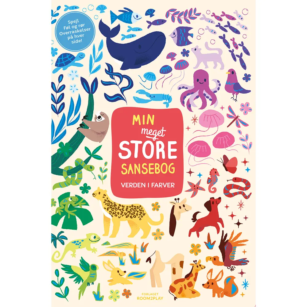 Room2play - Min Meget Store Sansebog - Verden I Farver