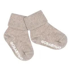 GoBabyGo Strømper - Non-Slip Socks - Sand