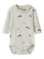Name It Olefine Langærmet Body - Peyote Melange