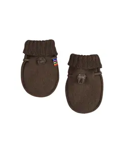 Joha Vanter Mørkebrun i Uld Med Elastiklukning - Str. 70cm (68/74cm)