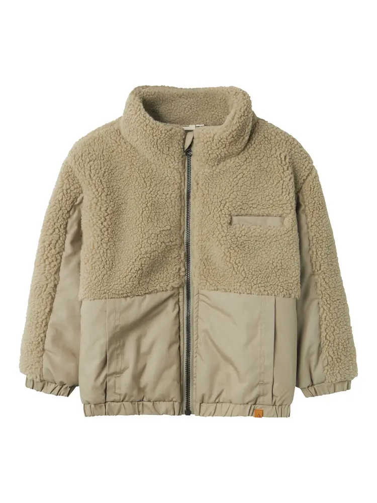 Nalo ls løs jakke solid - LAUREL OAK - 104